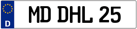 Truck License Plate